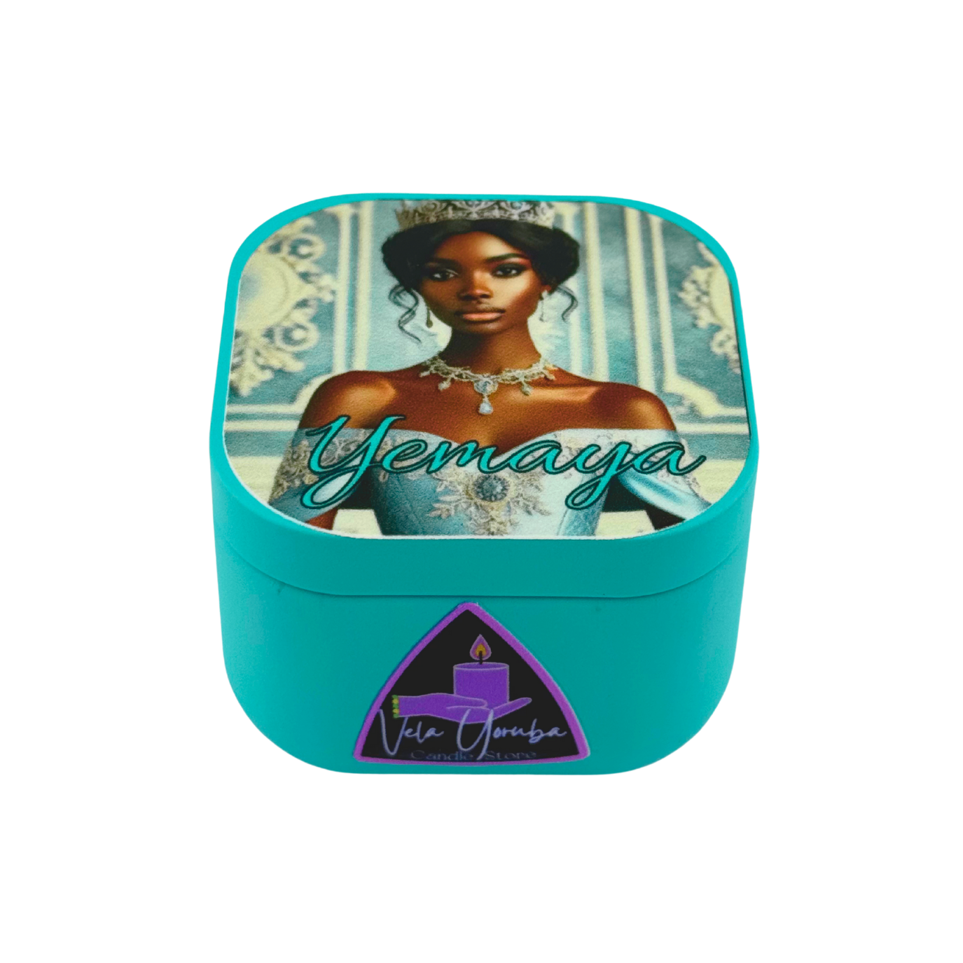 Vela de Yemayá – Protección Maternal, Emociones y Sanación Espiritual - Yemayá Candle – Maternal Protection, Emotional Healing & Spiritual Cleansing