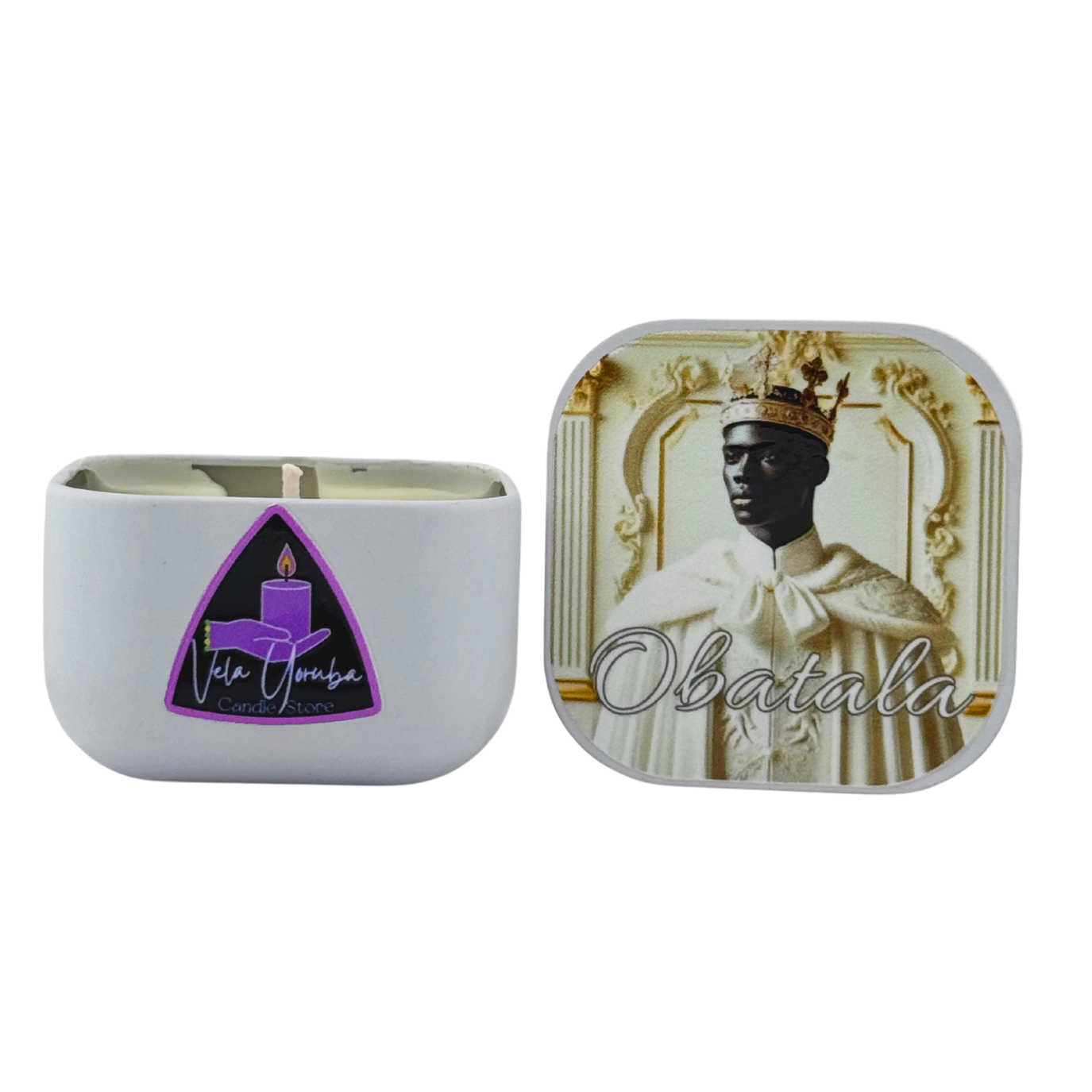 Vela de Obatalá – Paz, Claridad y Protección Espiritual - Obatalá Candle – Peace, Clarity & Spiritual Protection