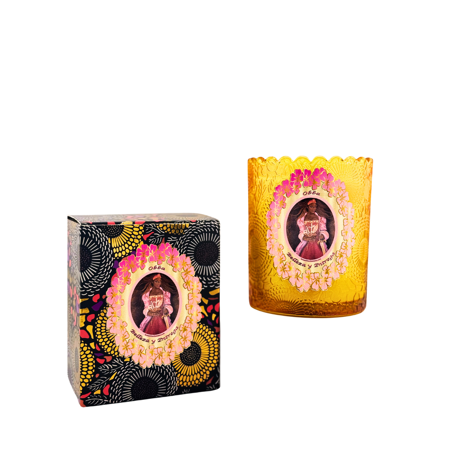 Vela de Oba – Amor Fuerte, Lealtad y Poder Femenino - Oba Candle – Fierce Love, Loyalty & Feminine Power