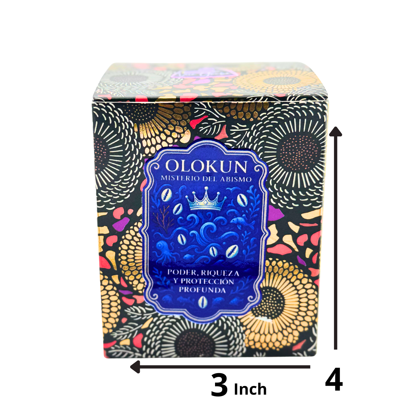 Vela de Olokun – Misterio, Riqueza y Poder del Océano Olokun Candle – Mystery, Wealth & Power of the Ocean