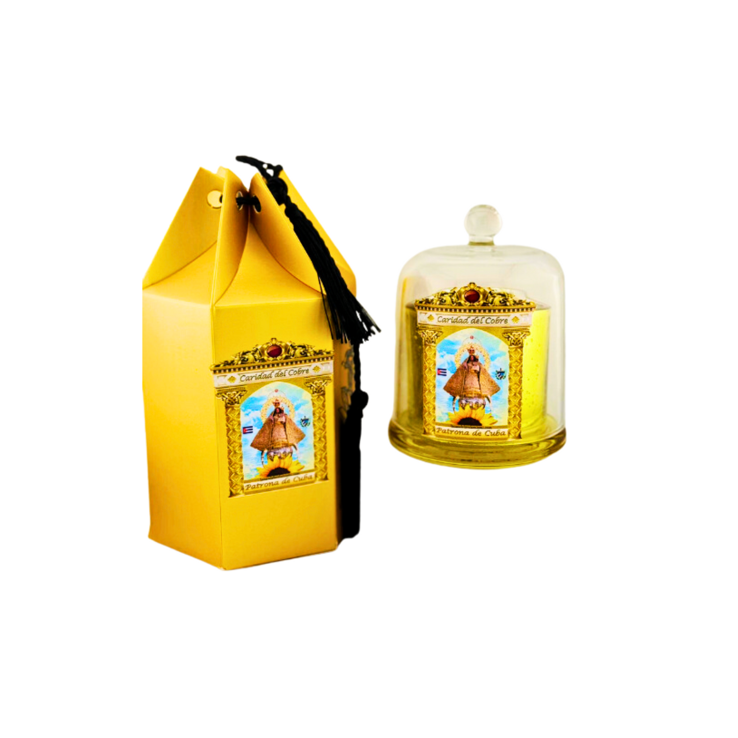 Vela Espiritual Caridad del Cobre | Protección, Amor y Fe | Our Lady of Charity Candle
