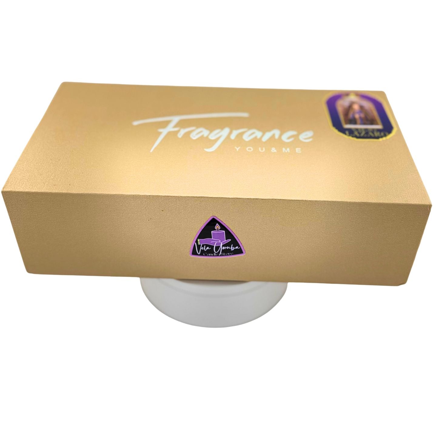 Vela de San Lázaro – Sanación, Fe y Protección Divina - San Lázaro Candle – Healing, Faith & Divine Protection