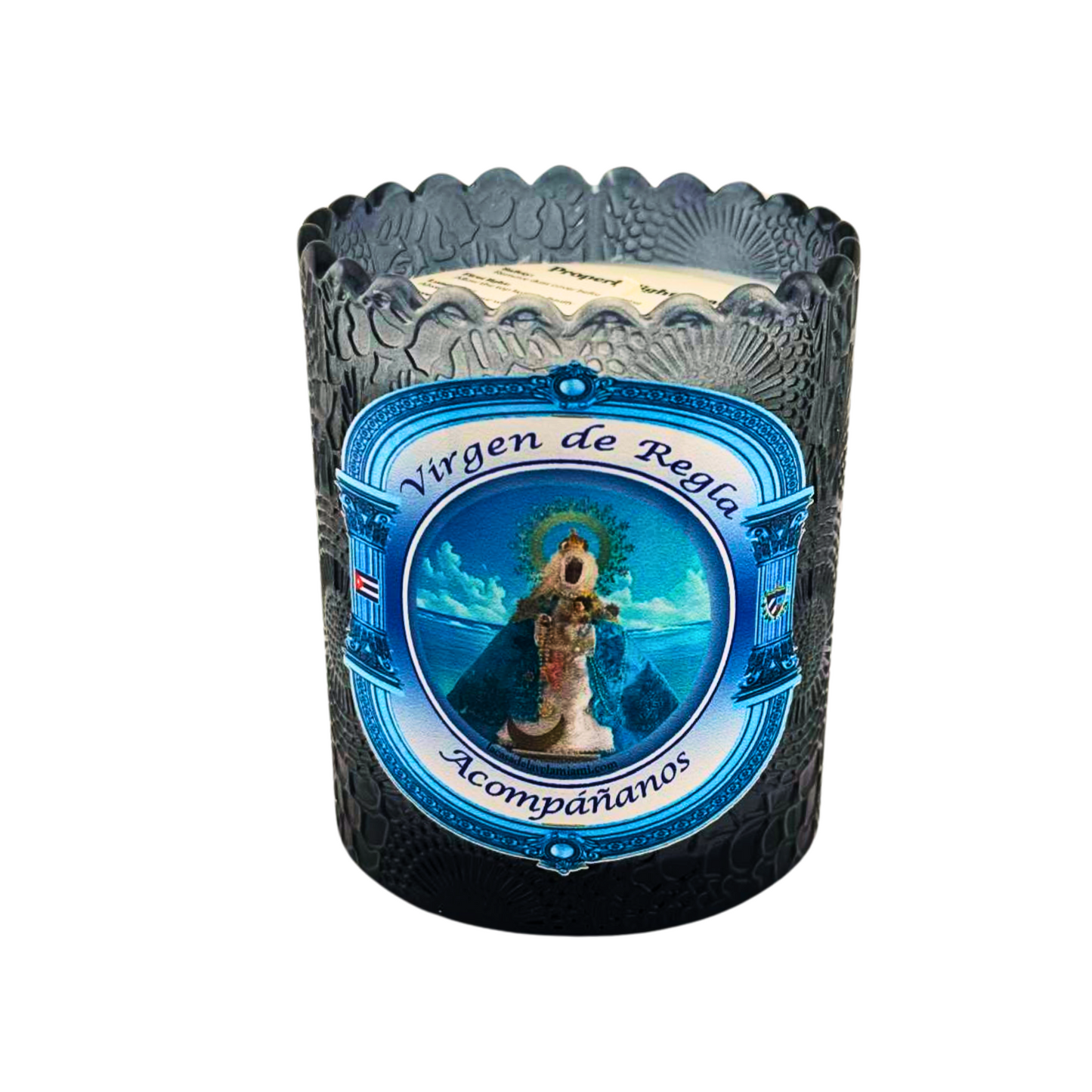 Vela de la Virgen de Regla – Protección, Fe y Calma Espiritual - Virgin of Regla Candle – Protection, Faith & Spiritual Calm