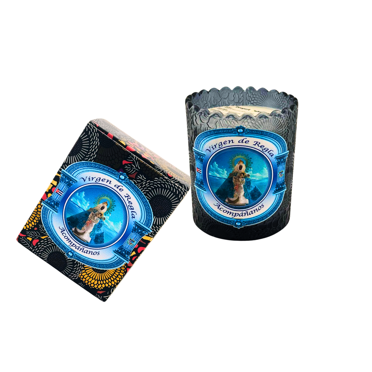 Vela de la Virgen de Regla – Protección, Fe y Calma Espiritual - Virgin of Regla Candle – Protection, Faith & Spiritual Calm