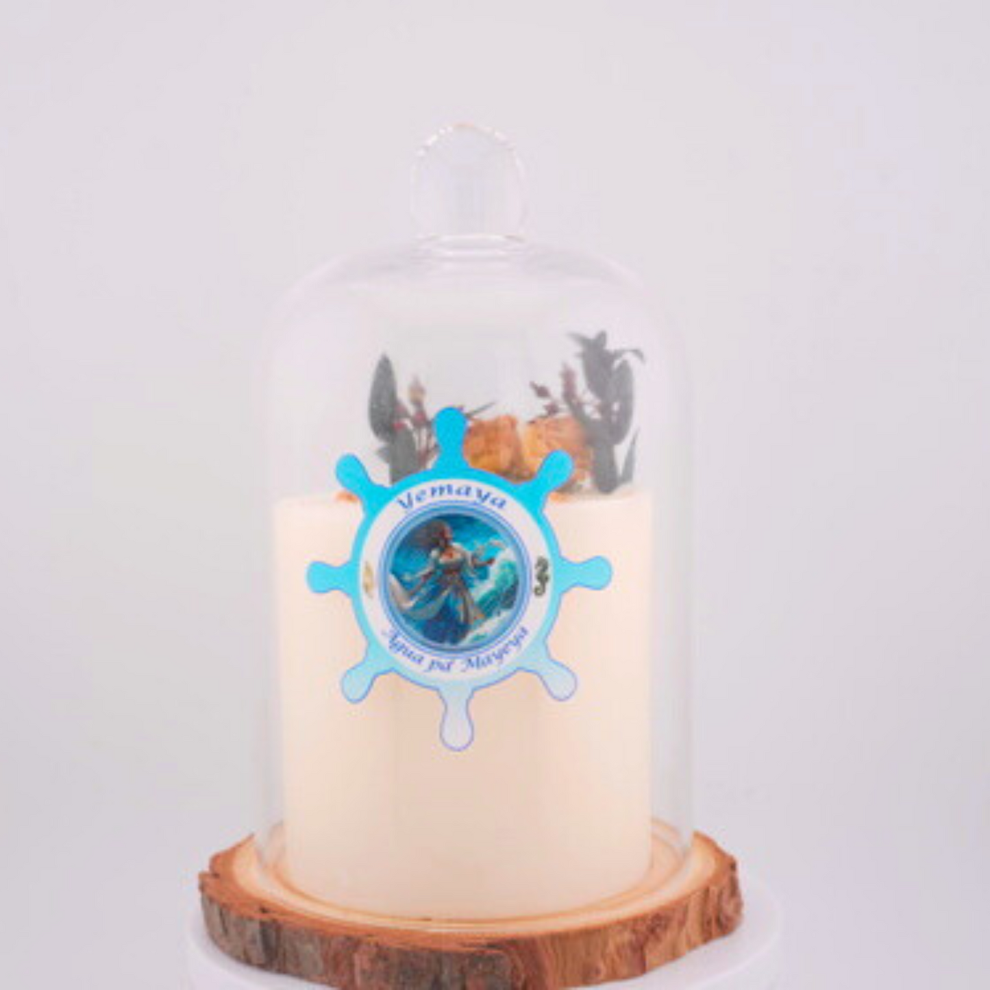 Vela de Yemayá – Amor, Protección y Poder del Mar Yemayá Candle – Love, Protection & Power of the Sea