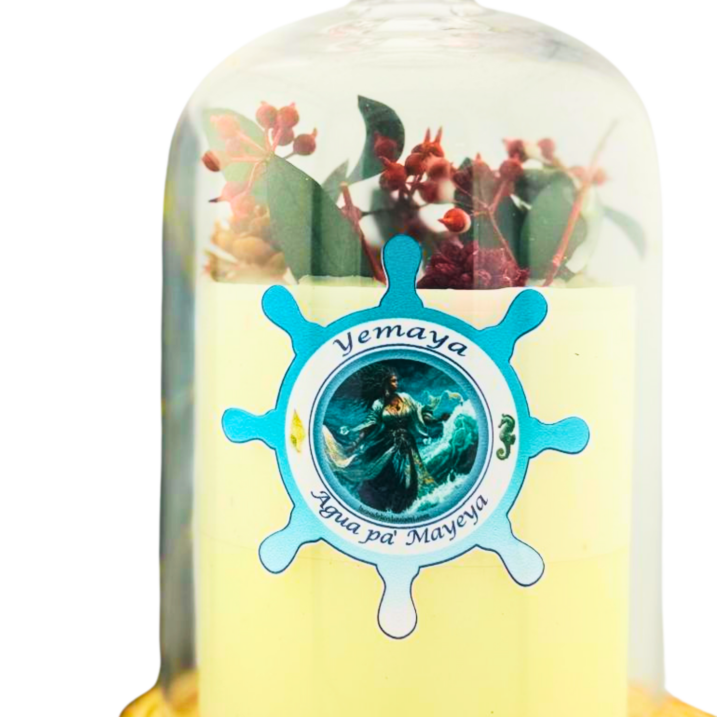 Vela de Yemayá – Amor, Protección y Poder del Mar Yemayá Candle – Love, Protection & Power of the Sea