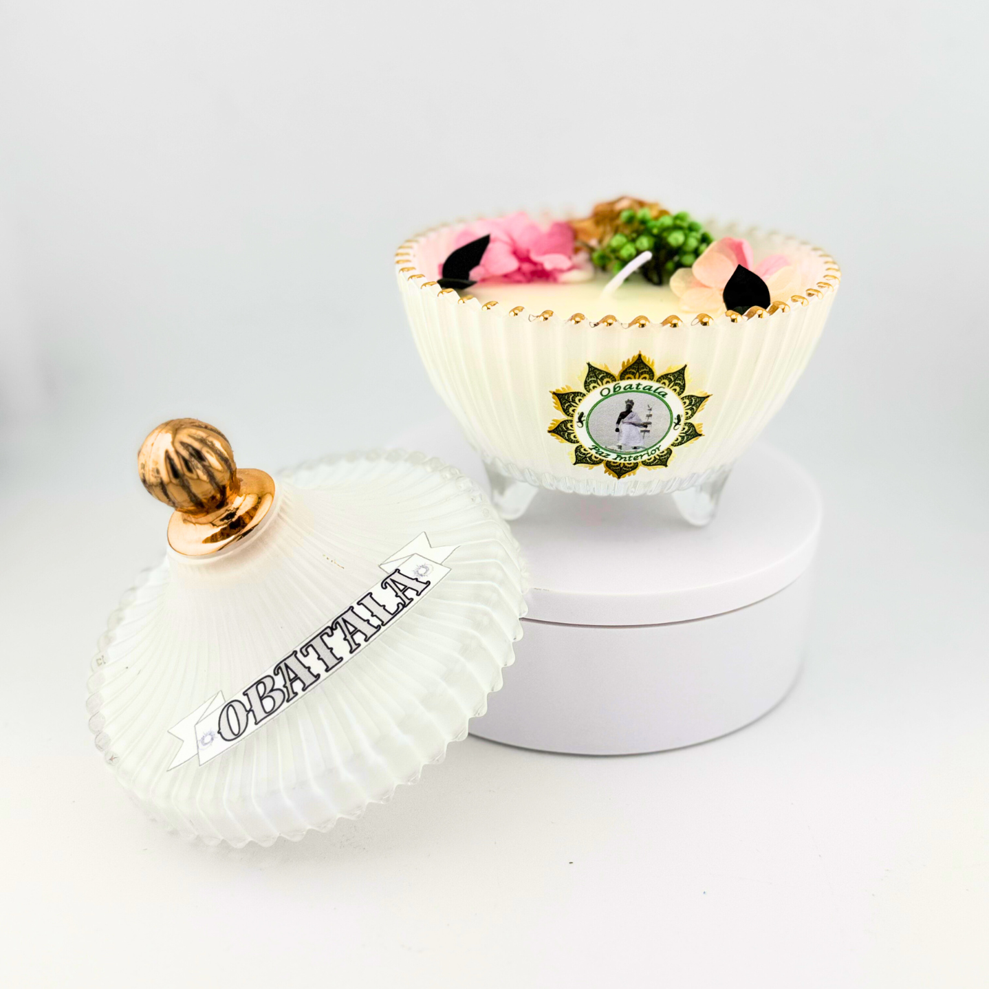 Vela de Obatalá – Paz, Sabiduría y Luz Divina - Obatalá Candle – Peace, Wisdom & Divine Light