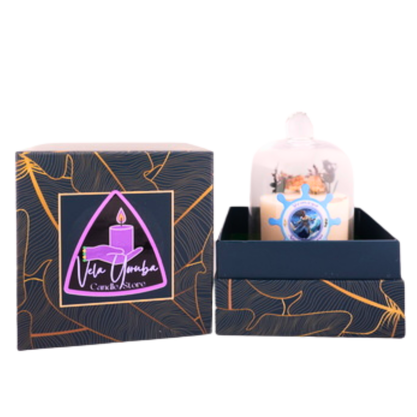 Vela de Yemayá – Amor, Protección y Poder del Mar Yemayá Candle – Love, Protection & Power of the Sea