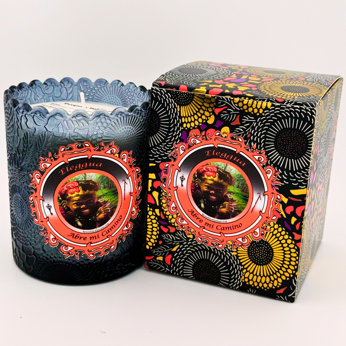 Vela de Eleguá – El Dueño de los Caminos | Protección y Apertura Espiritual Eleguá Candle – Master of the Roads | Spiritual Protection & Path Opening