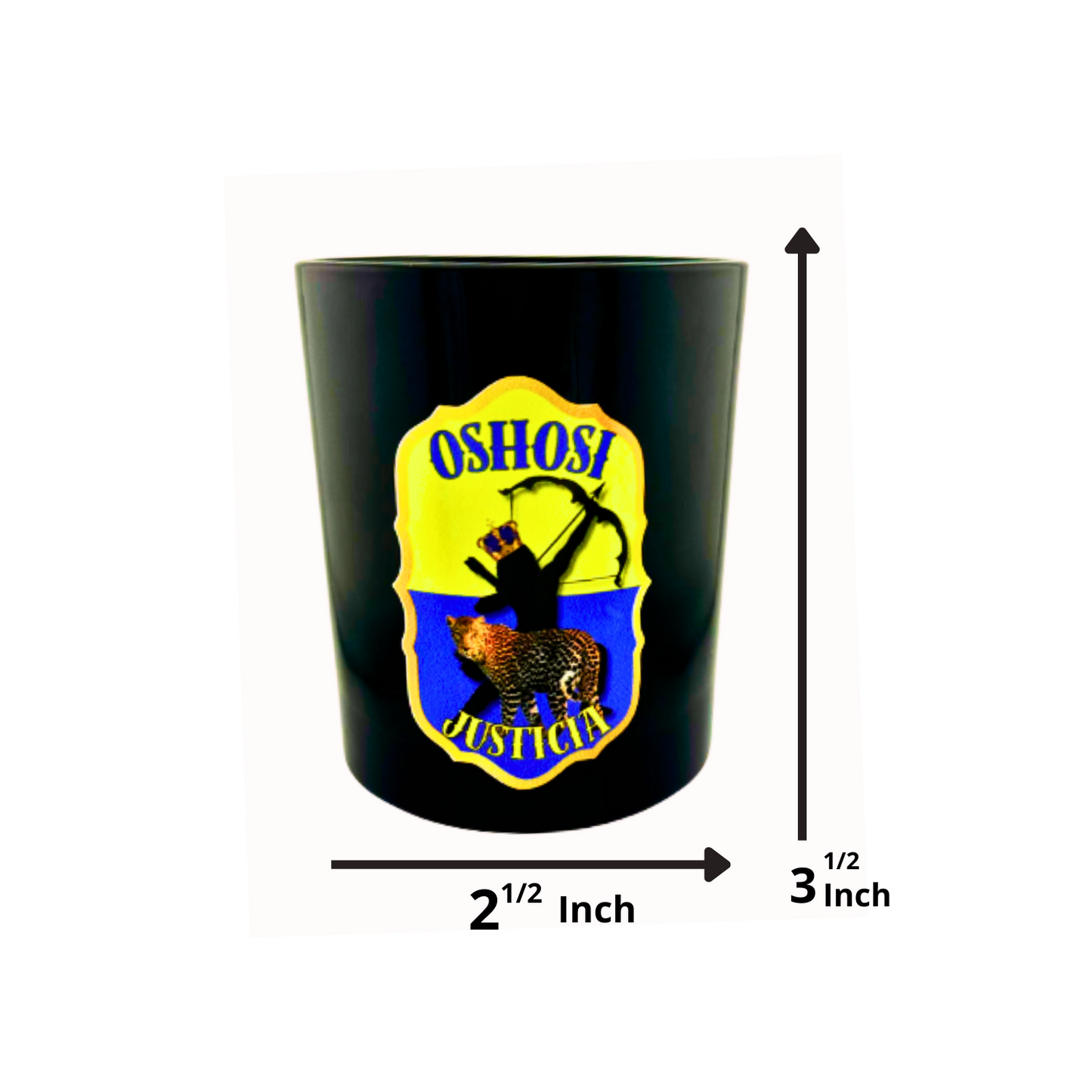 Vela de Oshosi – Precisión, Justicia y Camino Seguro Oshosi Candle – Precision, Justice & a Clear Path
