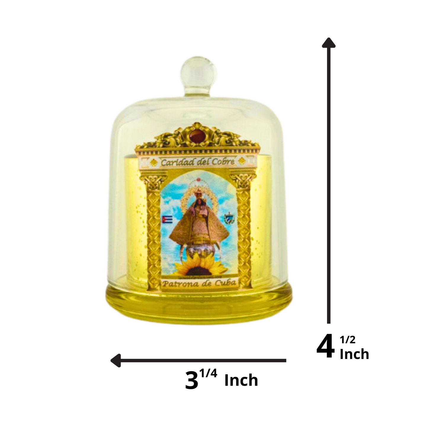 Vela Espiritual Caridad del Cobre | Protección, Amor y Fe | Our Lady of Charity Candle
