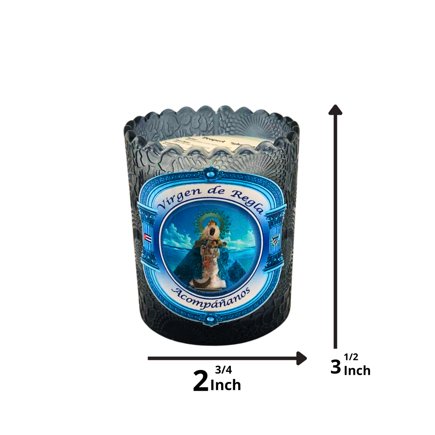 Vela de la Virgen de Regla – Protección, Fe y Calma Espiritual - Virgin of Regla Candle – Protection, Faith & Spiritual Calm