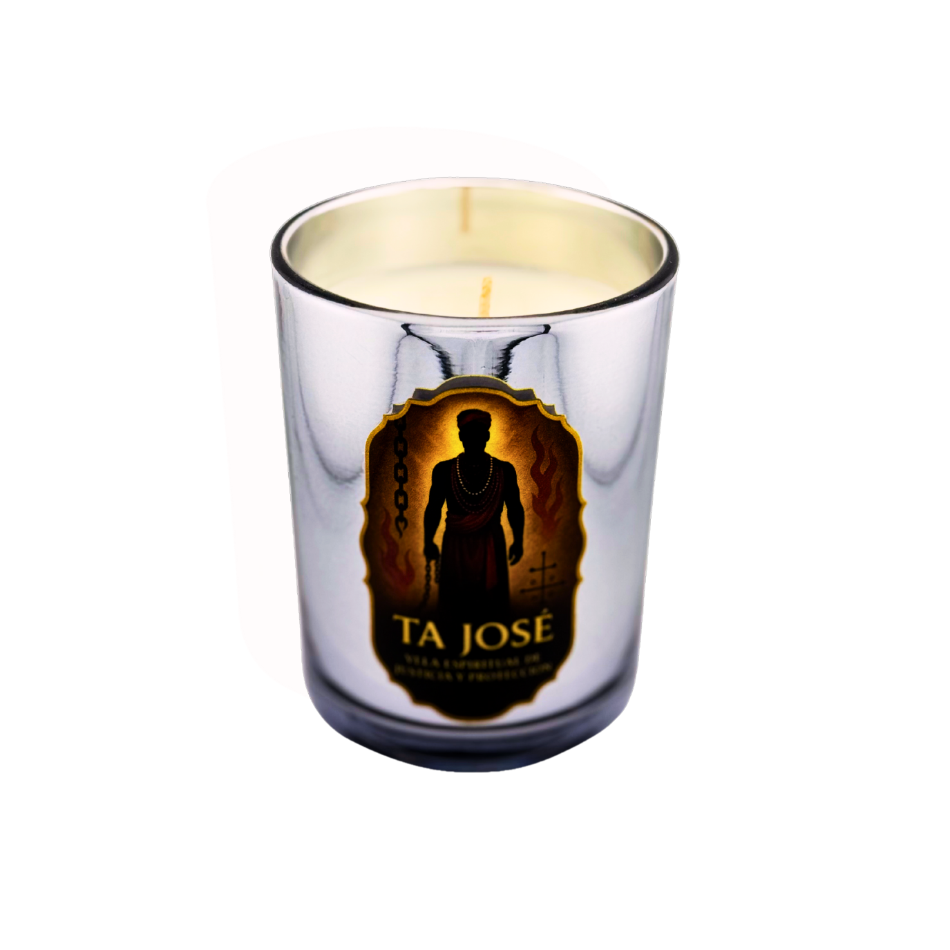 Vela de Lujo para Ta José – Aroma florales, Protección y Poder Espiritual - Luxury Candle for Ta José – Floral Scents, Spiritual Protection & Power
