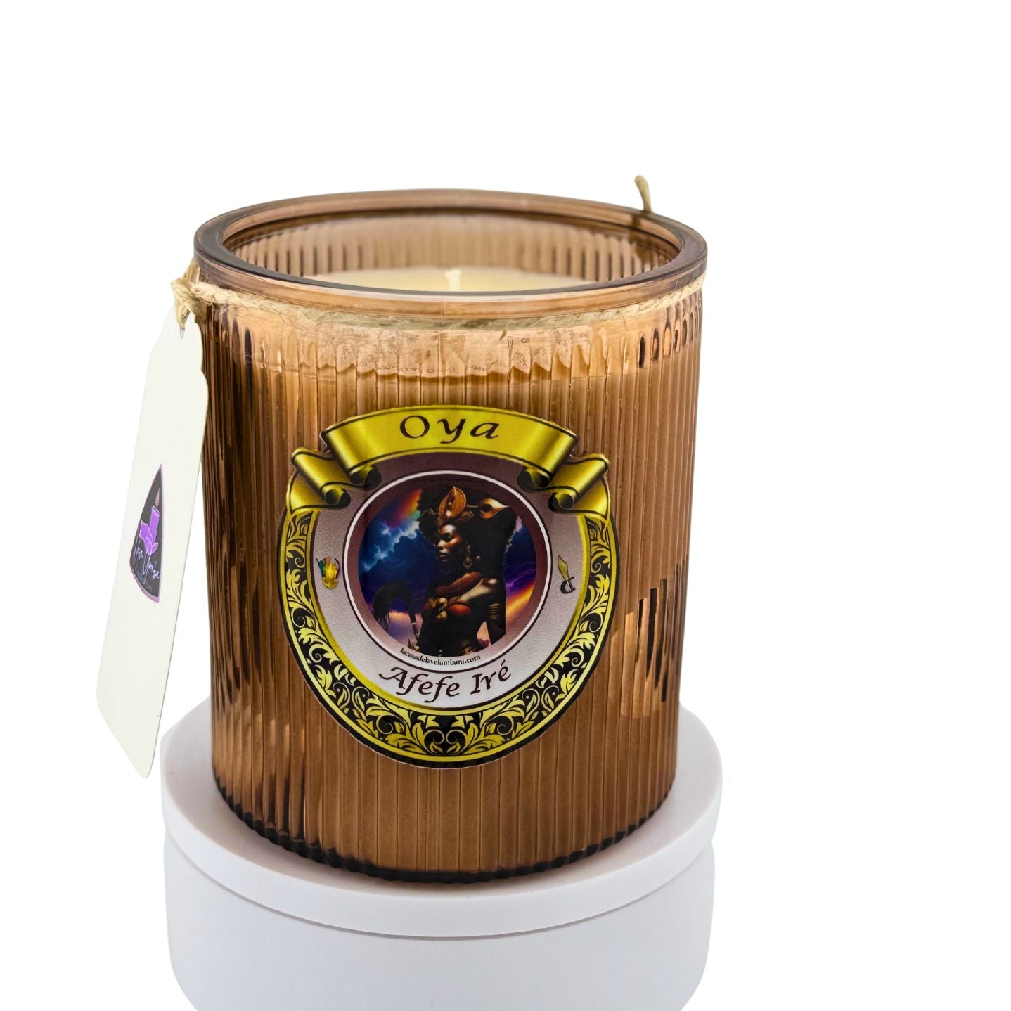Vela de Oyá – Transformación, Poder y Viento de Cambio - Oyá Candle – Transformation, Power & Winds of Change