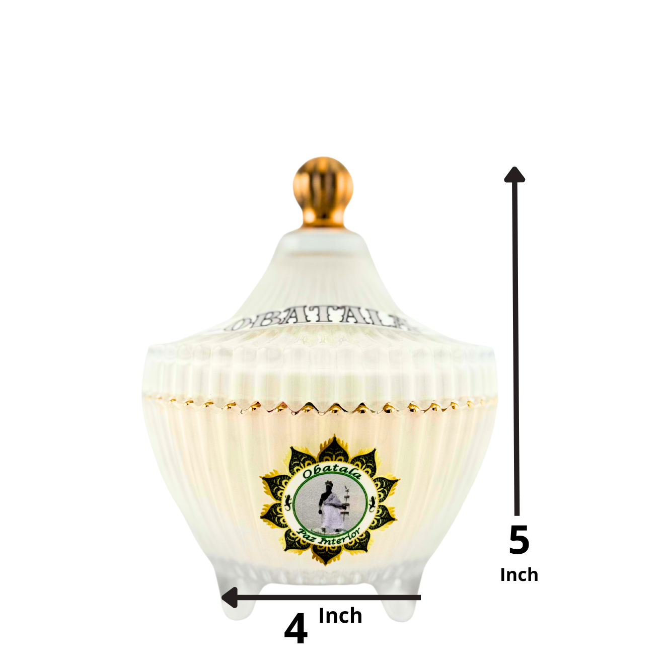 Vela de Obatalá – Paz, Sabiduría y Luz Divina - Obatalá Candle – Peace, Wisdom & Divine Light