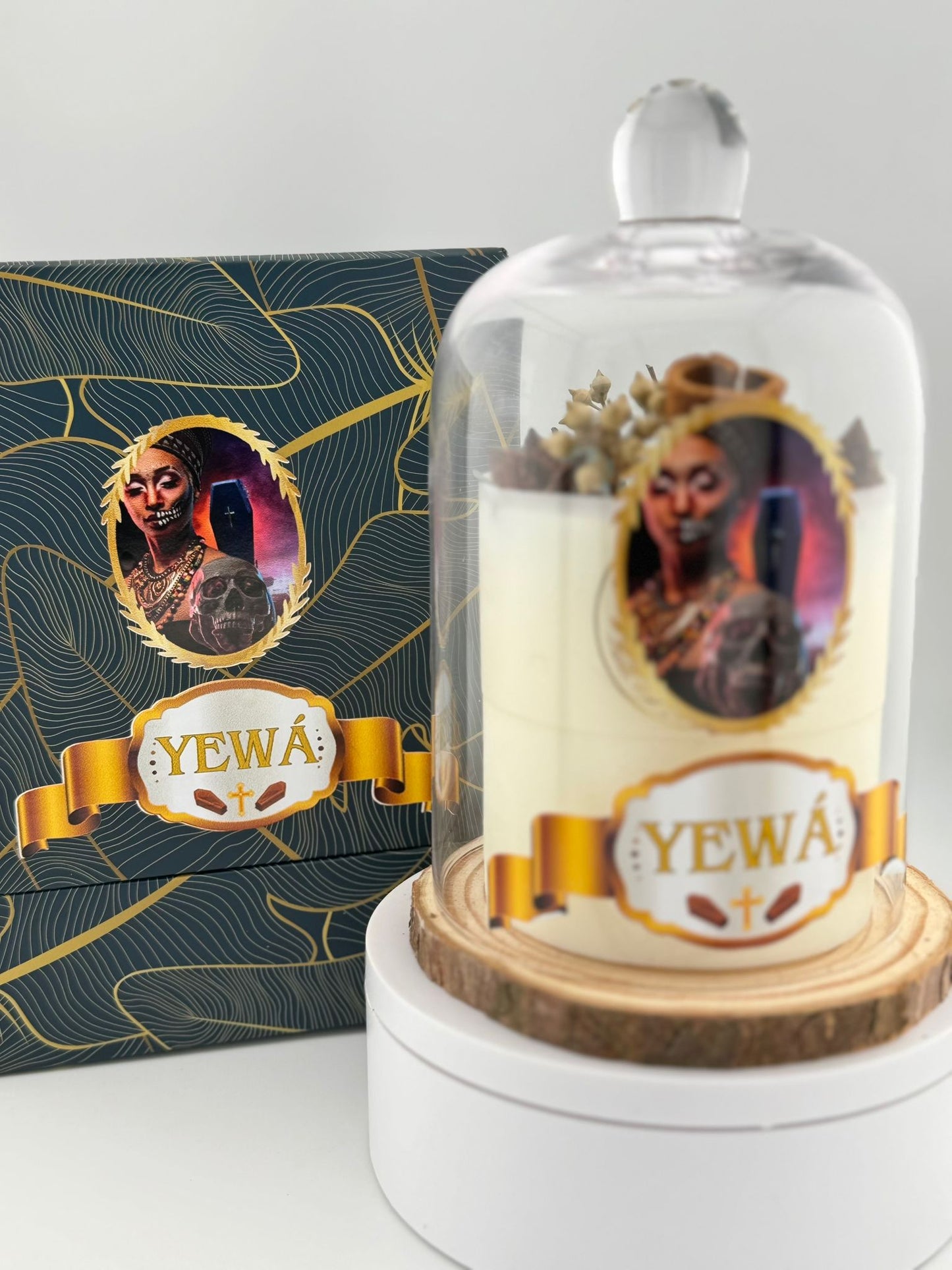 Vela de Yewá – Pureza, Silencio y Protección Interior Yewá Candle – Purity, Silence & Inner Protection