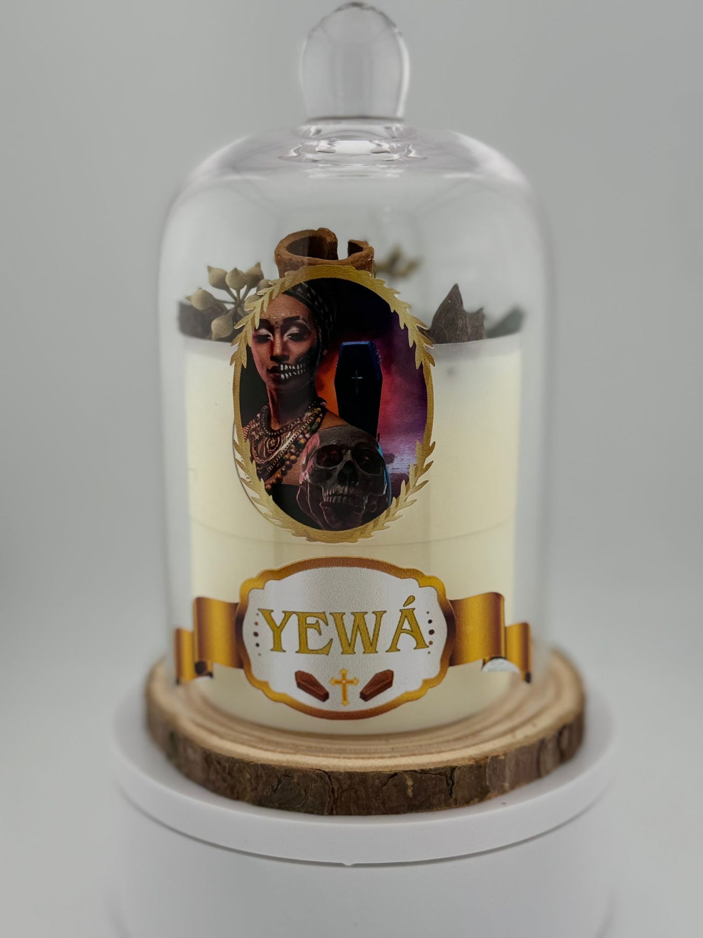 Vela de Yewá – Pureza, Silencio y Protección Interior Yewá Candle – Purity, Silence & Inner Protection