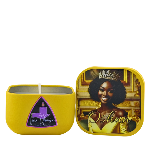 Vela de Oshun – Amor, Dulzura y Atracción Espiritual - Oshun Candle – Love, Sweetness &amp; Spiritual Attraction