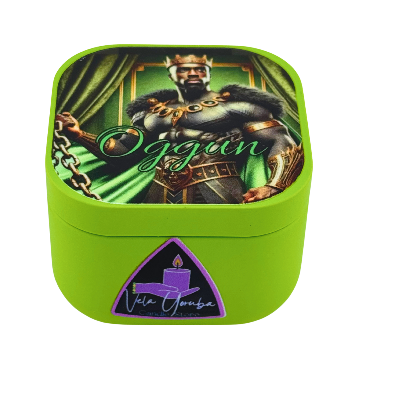 Vela de Ogún – Fuerza, Protección y Avance Espiritual -  Ogún Candle – Strength, Protection & Spiritual Progress