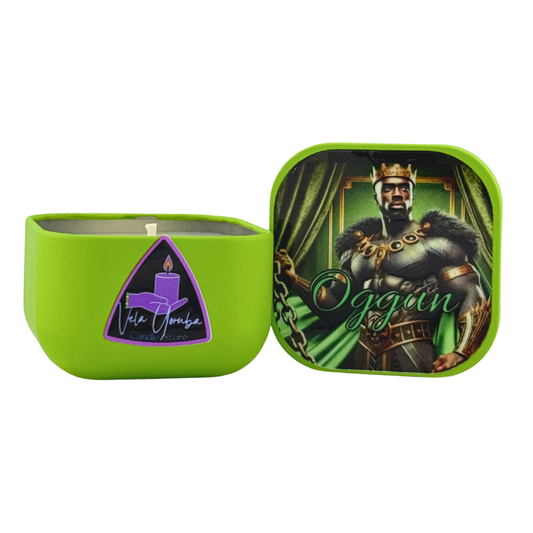 Vela de Ogún – Fuerza, Protección y Avance Espiritual -  Ogún Candle – Strength, Protection & Spiritual Progress