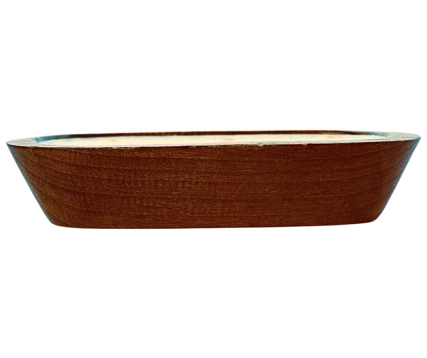 Vela aromática de cera de soja con aroma fresco en cuenco de madera – Fragancia limpia para el hogar, vela decorativa grande, regalo ideal para mujeres