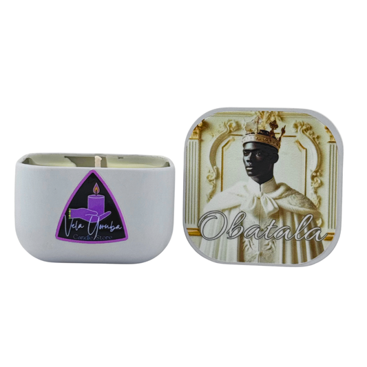 Vela de Obatalá – Paz, Claridad y Protección Espiritual - Obatalá Candle – Peace, Clarity &amp; Spiritual Protection