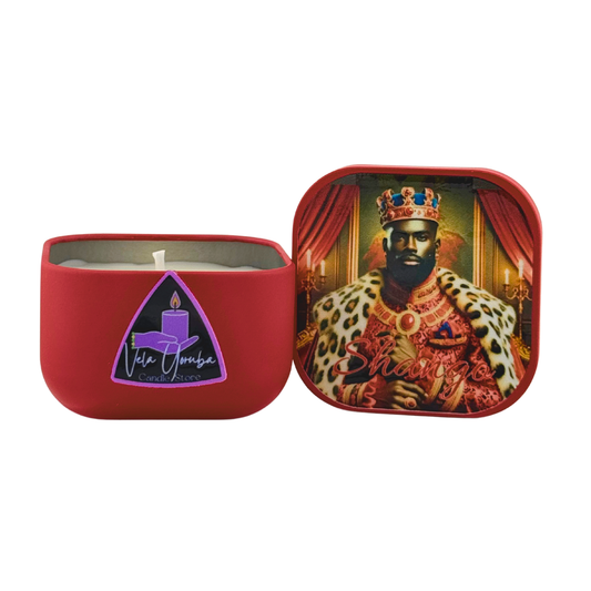 Vela de Shangó – Justicia, Fuerza y Poder Espiritual - Shangó Candle – Justice, Strength &amp; Spiritual Power