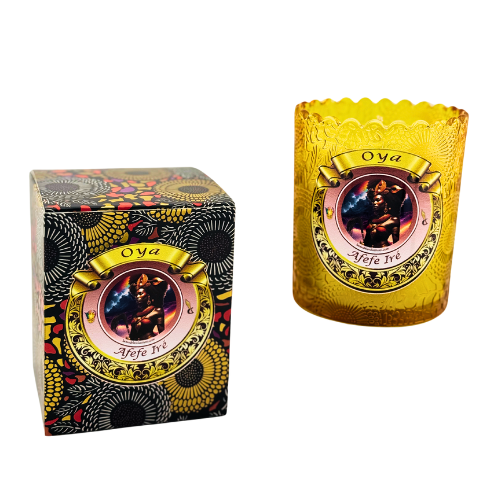 Vela de Oyá – Transformación, Poder y Viento de Cambio - Oyá Candle – Transformation, Power & Winds of Change