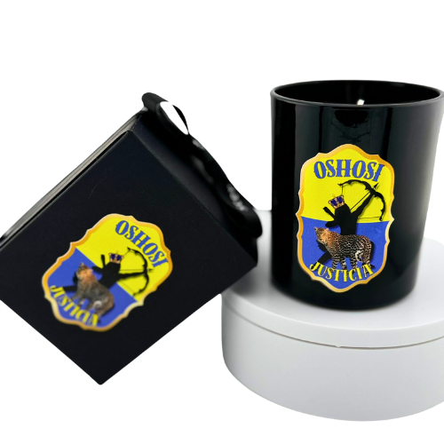 Vela de Oshosi – Precisión, Justicia y Camino Seguro Oshosi Candle – Precision, Justice & a Clear Path