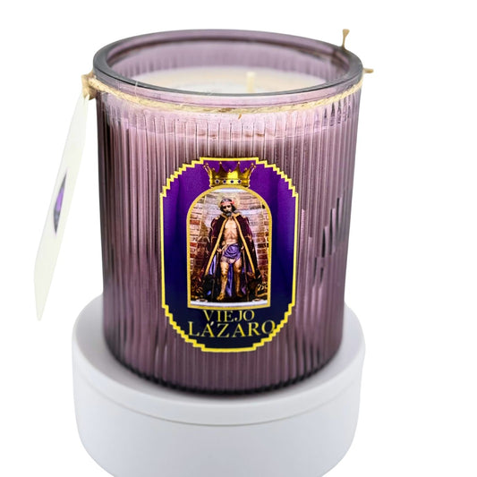 Vela de San Lázaro – Sanación, Fe y Protección Divina  - San Lázaro Candle – Healing, Faith & Divine Protection