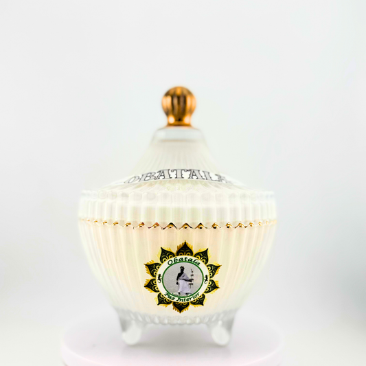 Vela de Obatalá – Paz, Sabiduría y Luz Divina - Obatalá Candle – Peace, Wisdom & Divine Light