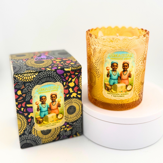 Vela de los Ibeyis – Protección Infantil, Unión y Alegría Espiritual - Ibeyis Candle – Child Protection, Unity & Spiritual Joy