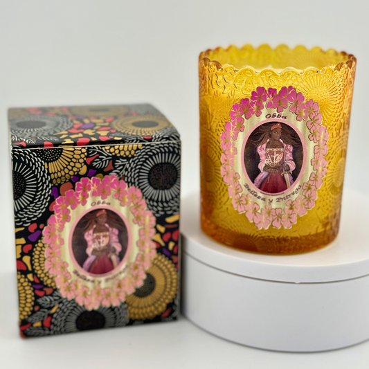 Vela de Oba – Amor Fuerte, Lealtad y Poder Femenino - Oba Candle – Fierce Love, Loyalty & Feminine Power
