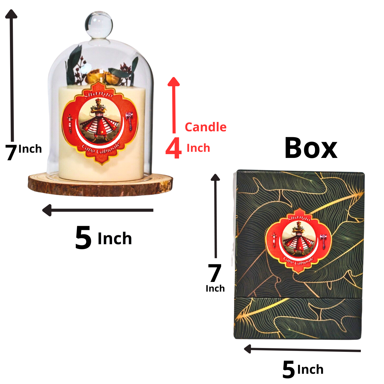 Vela de Lujo para Shango – Aroma de Rosas, Fuerza y Pasión Divina - Luxury Candle for Shango – Rose Scent, Divine Strength & Passion