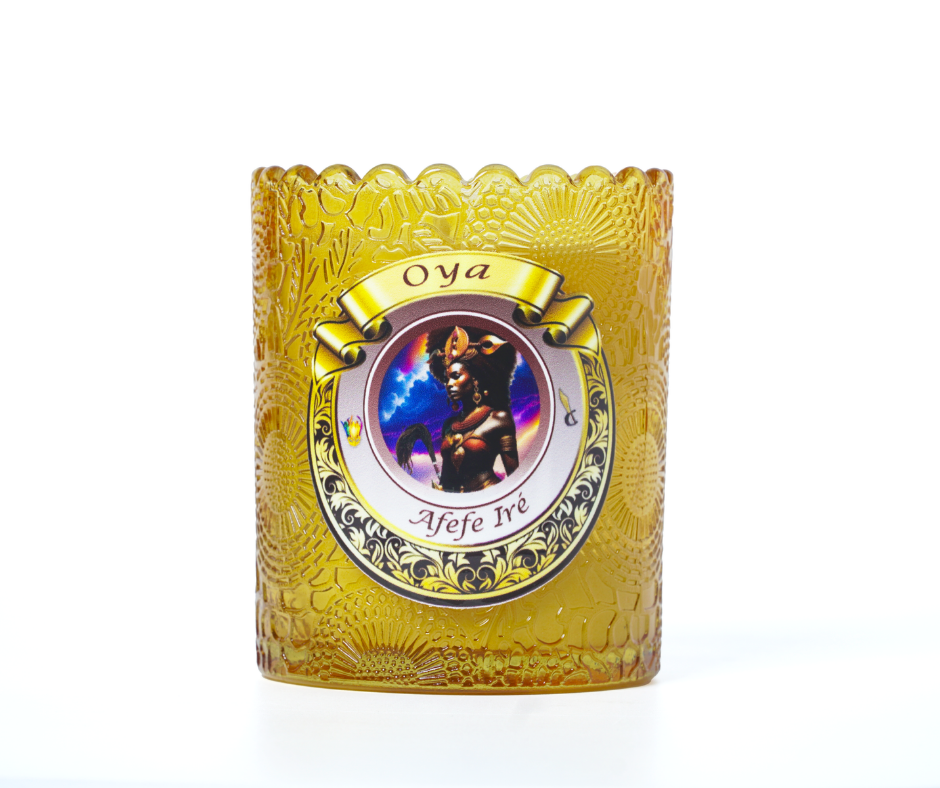 Vela de Oyá – Transformación, Poder y Viento de Cambio - Oyá Candle – Transformation, Power & Winds of Change
