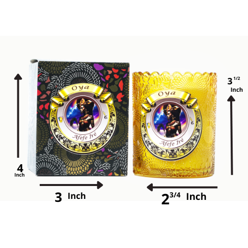 Vela de Oyá – Transformación, Poder y Viento de Cambio - Oyá Candle – Transformation, Power & Winds of Change