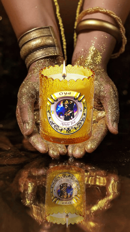 Vela de Oyá – Transformación, Poder y Viento de Cambio - Oyá Candle – Transformation, Power & Winds of Change