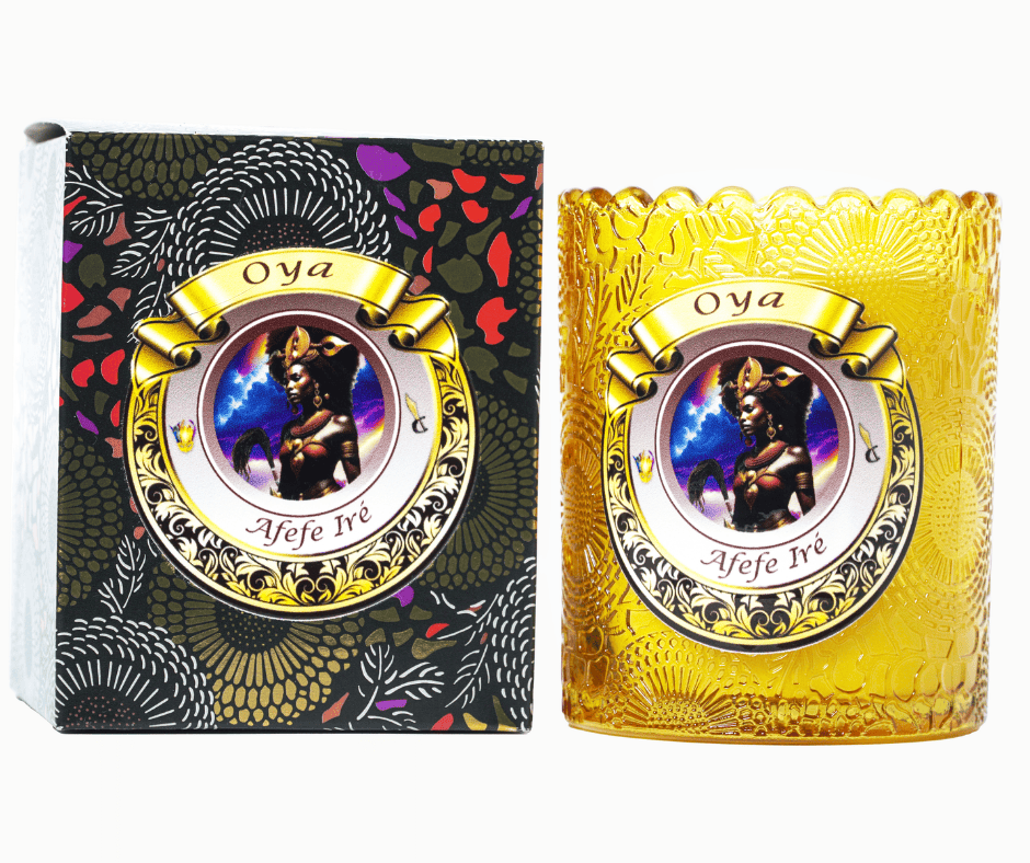 Vela de Oyá – Transformación, Poder y Viento de Cambio - Oyá Candle – Transformation, Power & Winds of Change