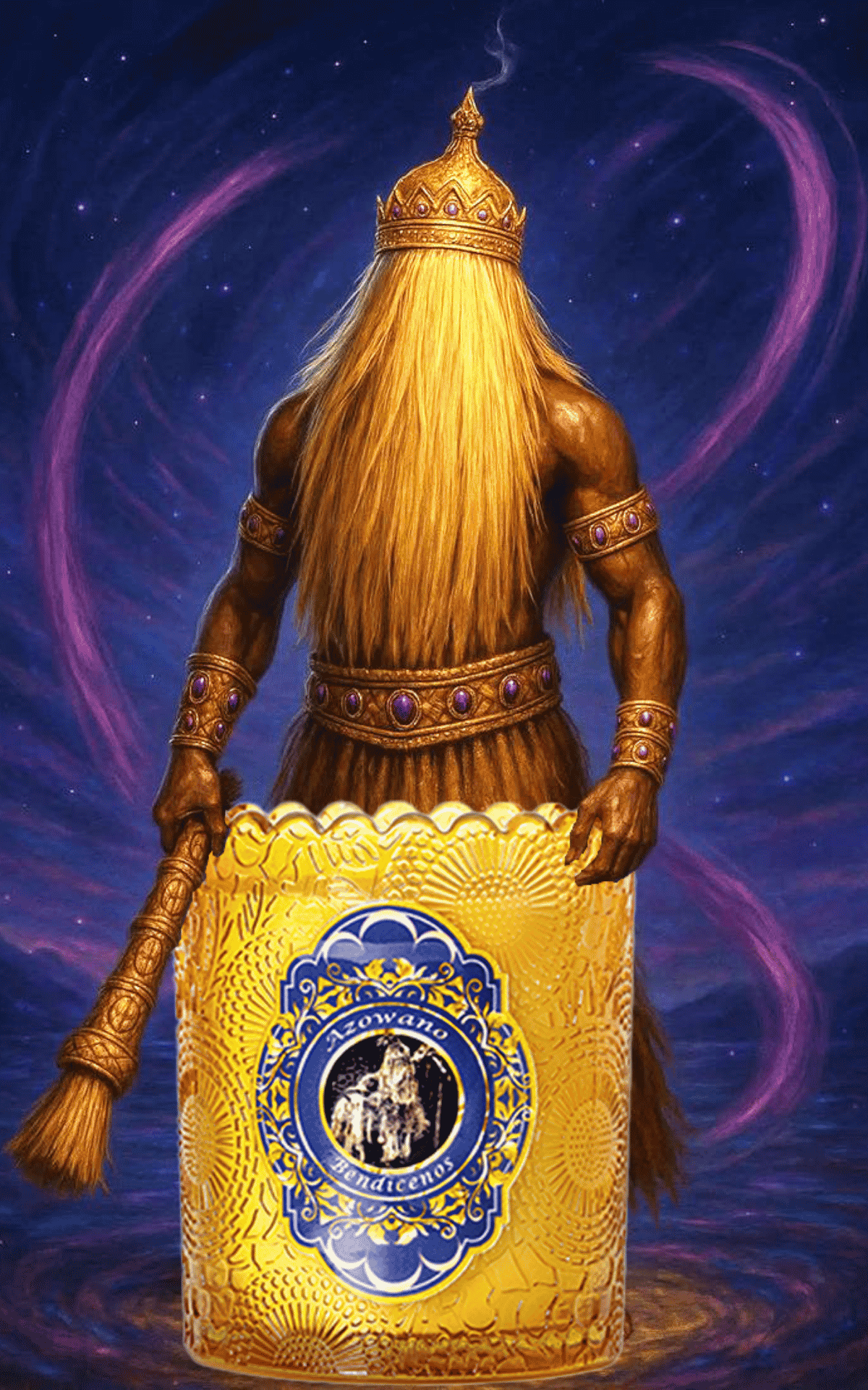 Vela dedicada a San Lázaro – Vela Premium de Santería y Orishas para Protección, Salud, Fe y Bendiciones. Saint Lazarus Candle – Premium Santeria & Orisha Candle for Protection, Health, Faith & Blessings.