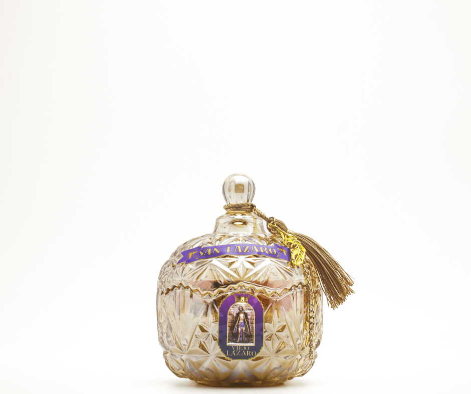 Vela premium dedicada a San Lázaro de Santería y Orishas para Protección, Salud, Fe y Bendiciones. Saint Lazarus Candle – Premium Santeria & Orisha Candle for Protection, Health, Faith & Blessings.