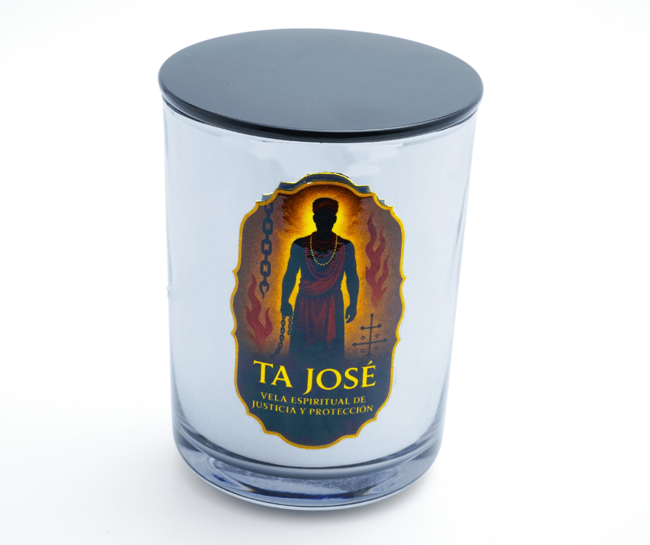 Vela de Lujo para Ta José – Aroma florales, Protección y Poder Espiritual - Luxury Candle for Ta José – Floral Scents, Spiritual Protection & Power