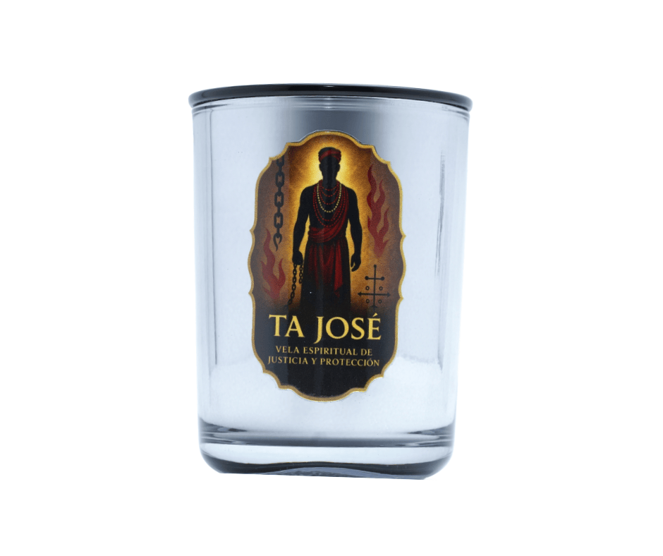 Vela de Lujo para Ta José – Aroma florales, Protección y Poder Espiritual - Luxury Candle for Ta José – Floral Scents, Spiritual Protection & Power