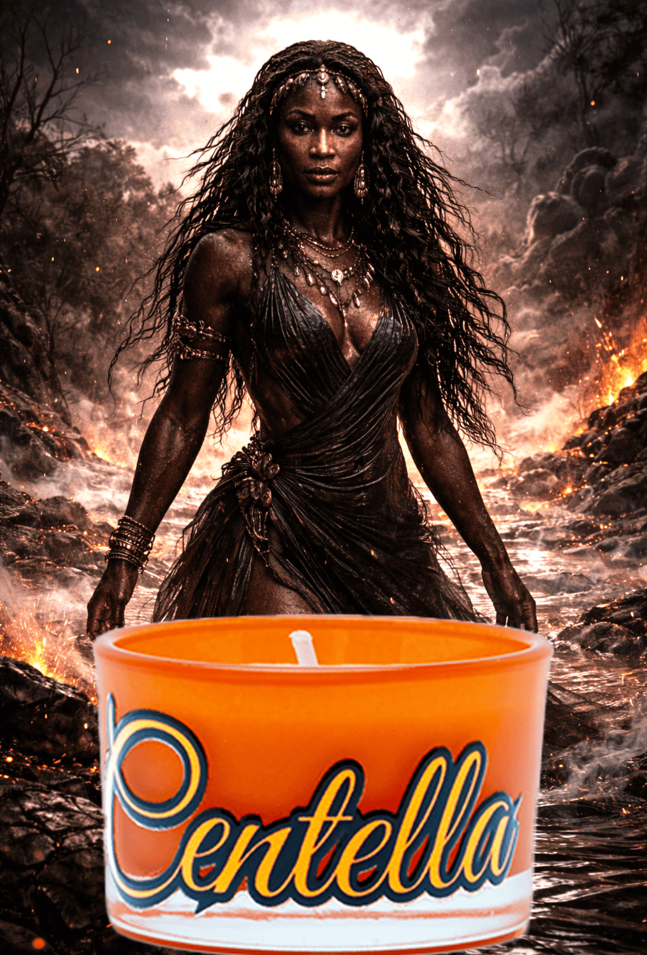 Set de Velas de las Siete Potencias Africanas – Fuerza, Protección y Caminos Abiertos - Seven African Powers Candle Set – Strength, Protection &amp; Open Roads