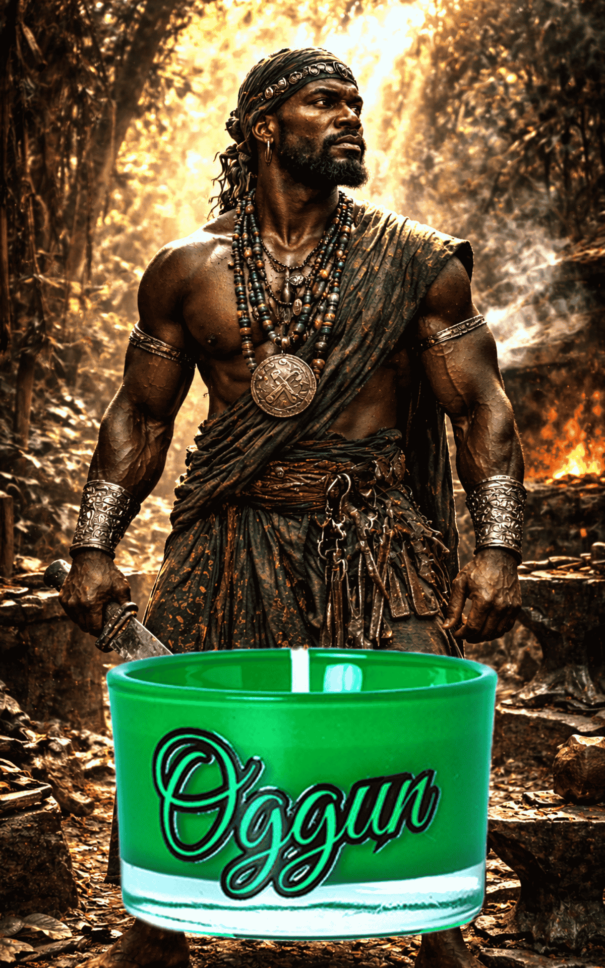Set Premium de Velas de las Siete Potencias Africanas. Velas Espirituales para Protección, Fuerza y Equilibrio. Premium Seven African Powers. Spiritual Candles for Protection, Strength & Balance.