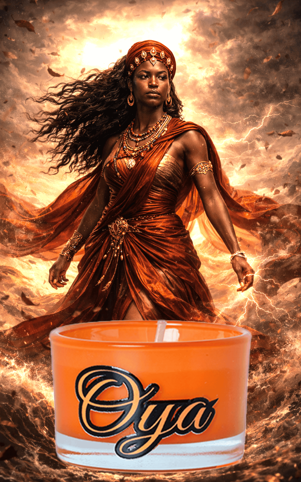Set Premium de Velas de las Siete Potencias Africanas. Velas Espirituales para Protección, Fuerza y Equilibrio. Premium Seven African Powers. Spiritual Candles for Protection, Strength & Balance.