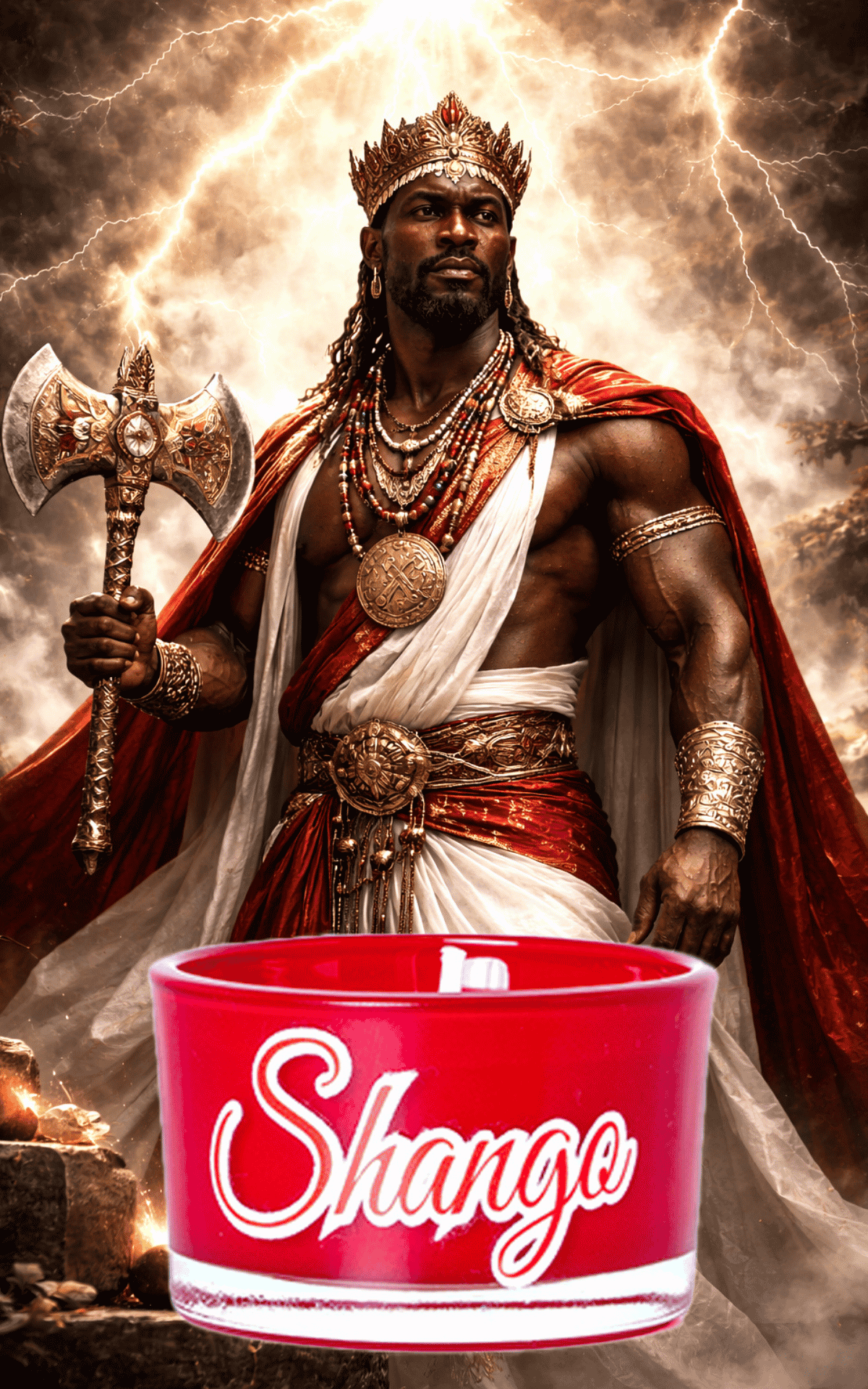 Set Premium de Velas de las Siete Potencias Africanas. Velas Espirituales para Protección, Fuerza y Equilibrio. Premium Seven African Powers. Spiritual Candles for Protection, Strength & Balance.